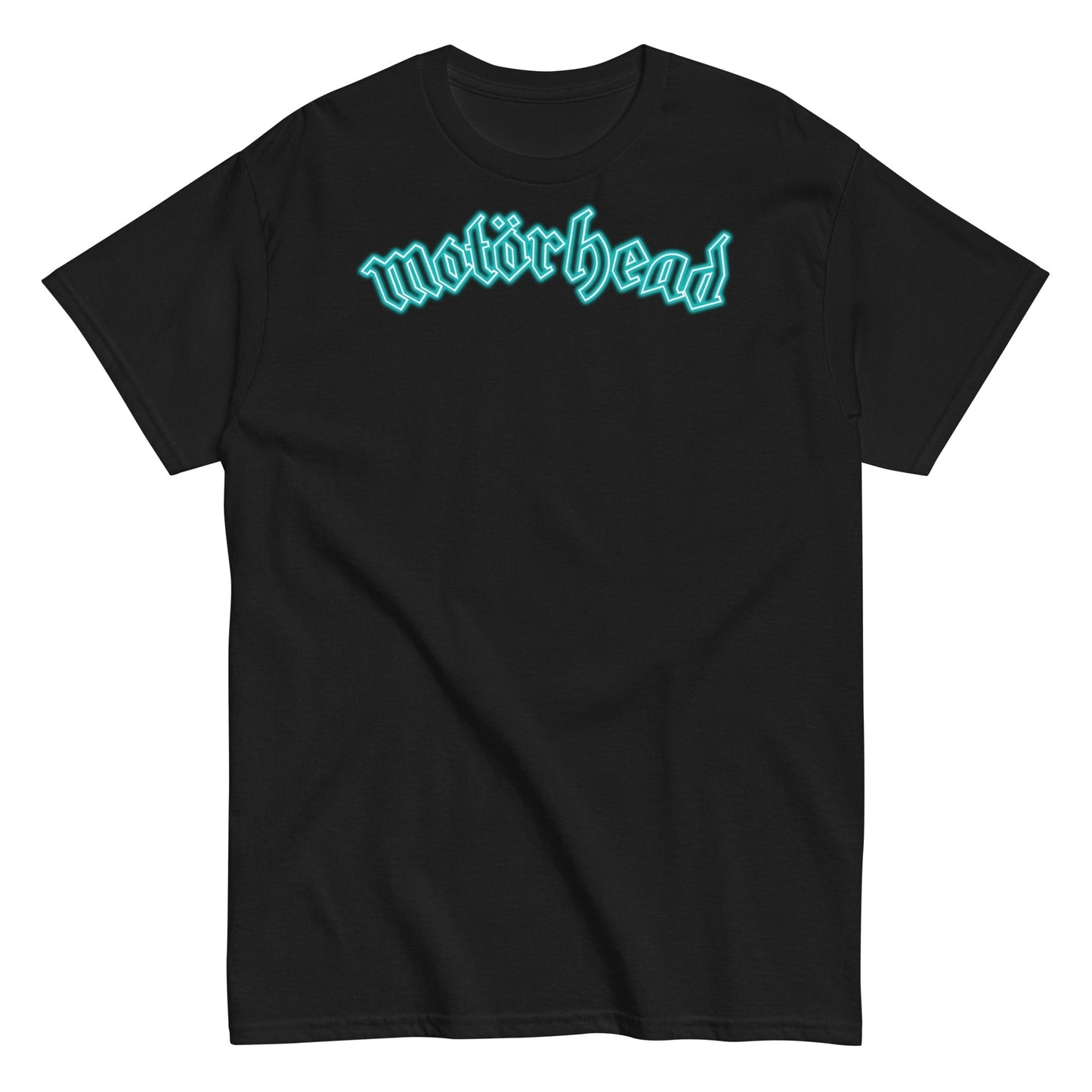 Motorhead - Neon Teal Moon Mens T Shirt
