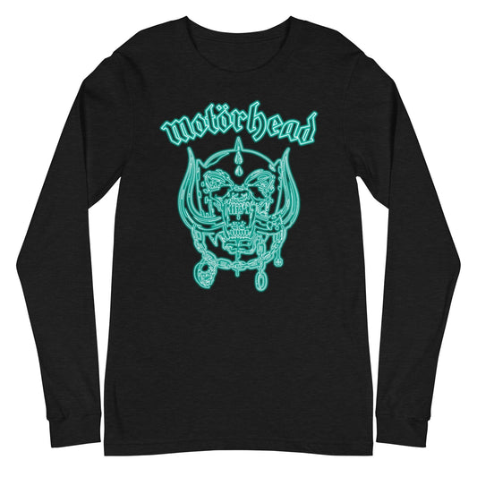 Motorhead - Neon Teal Warpig Long Sleeve Shirt