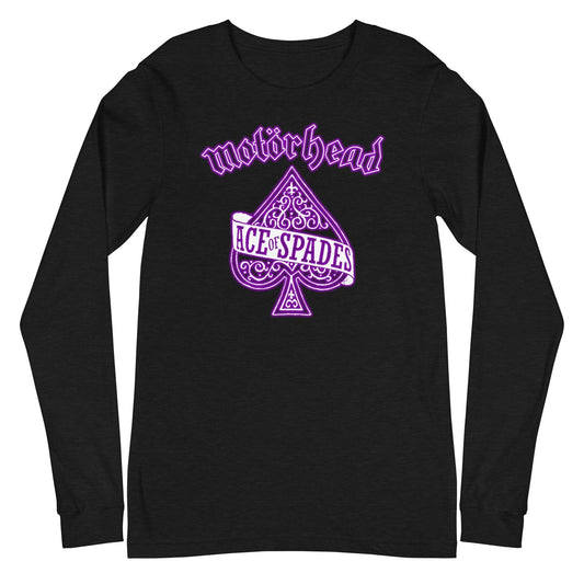 Motorhead - Purple Ace Long Sleeve Shirt