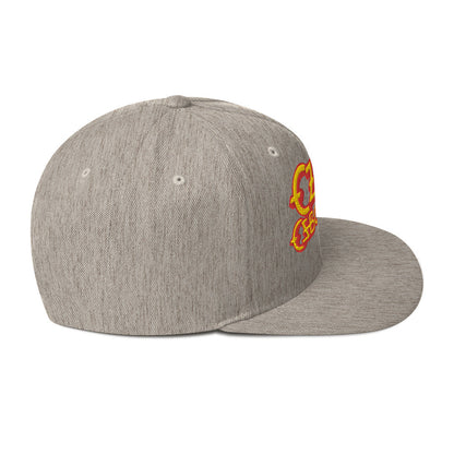 Ozzy Osborne Grey Embroidered Snapback Hat Grey