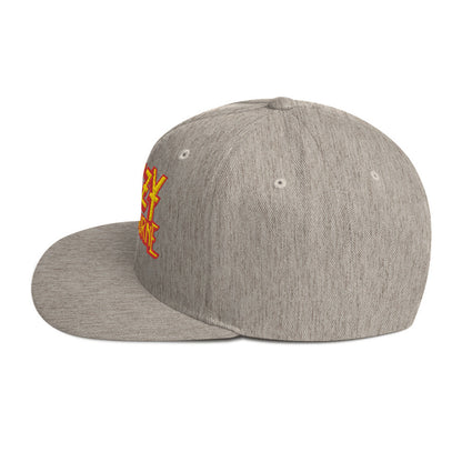 Ozzy Osborne Grey Embroidered Snapback Hat Grey