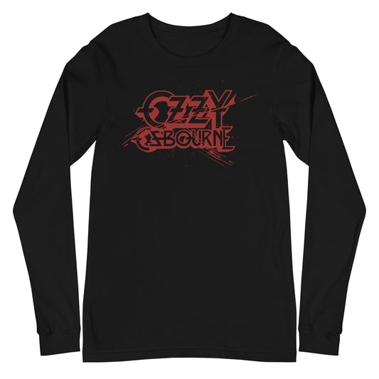 Ozzy Osbourne - Blood Logo Long Sleeve Shirt