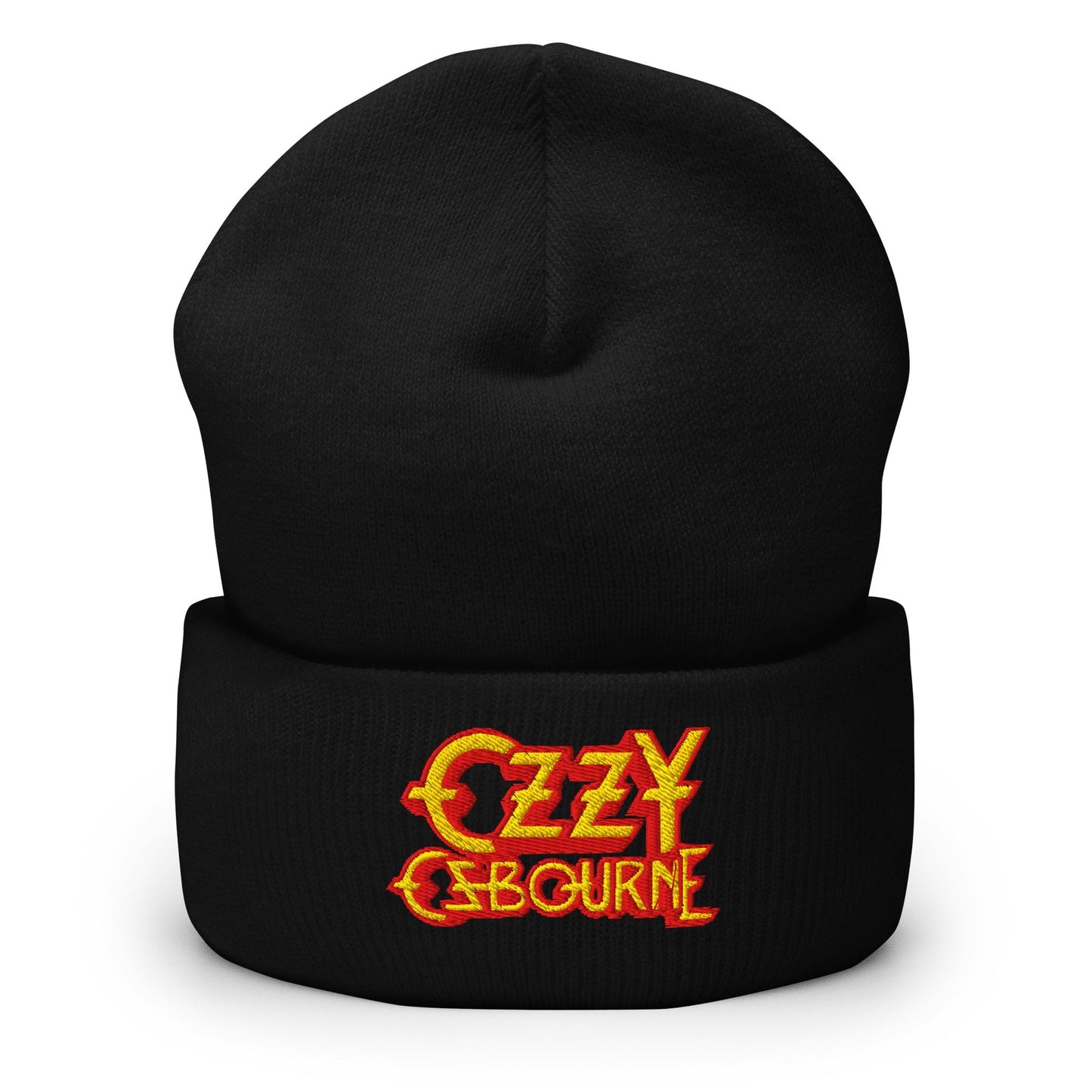 Ozzy Osbourne Embroidered Beanie Hat Black