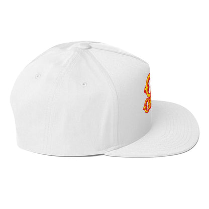 Ozzy Osbourne Embroidered Snapback Hat White