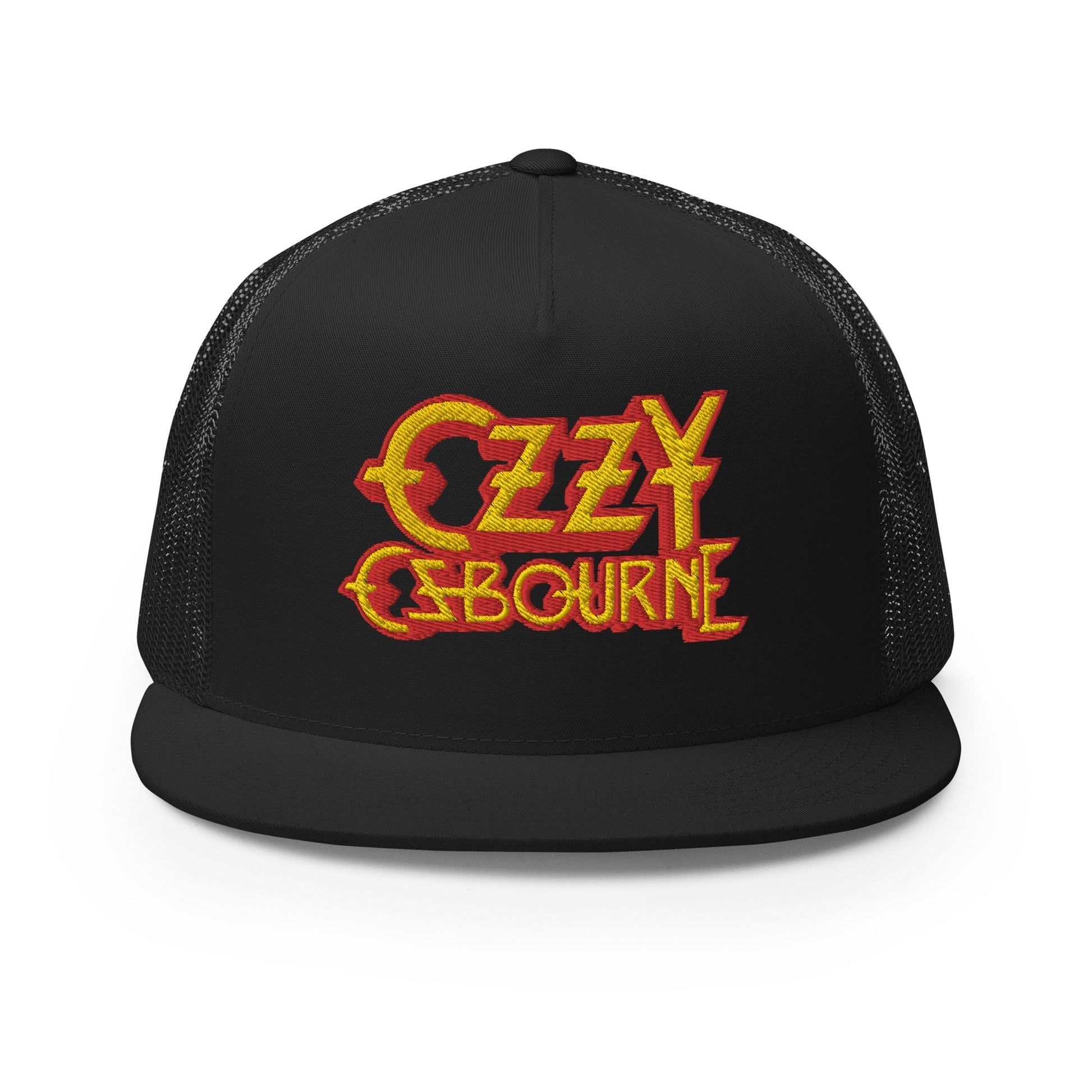 Ozzy Osbourne Noise Embroidered Trucker Hat Black