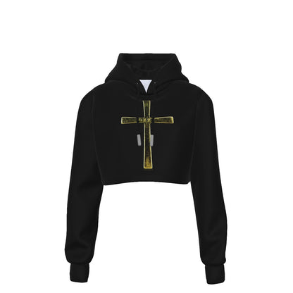 Ozzy Osbourne Pray for Ozzy Women's Cropped Hoodie