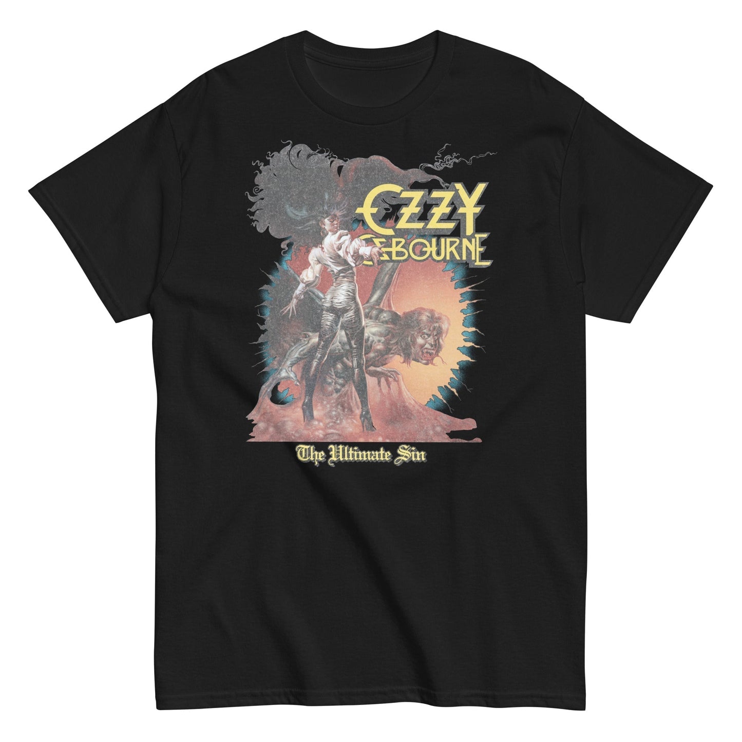 Ozzy Osbourne - The Ultimate Sin Mens T Shirt
