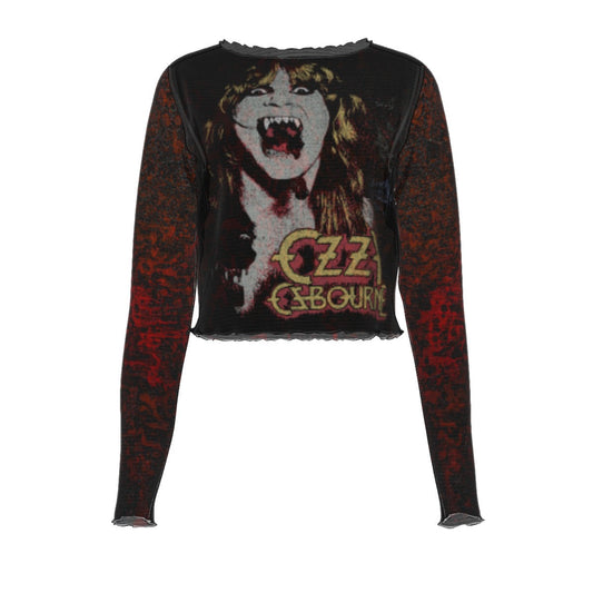 Ozzy Osbourne Vampire Women's Mesh Top T Shirt