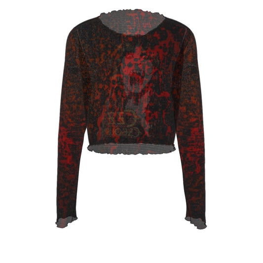 Ozzy Osbourne Vampire Women's Mesh Top T Shirt