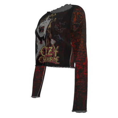 Ozzy Osbourne Vampire Women's Mesh Top T Shirt