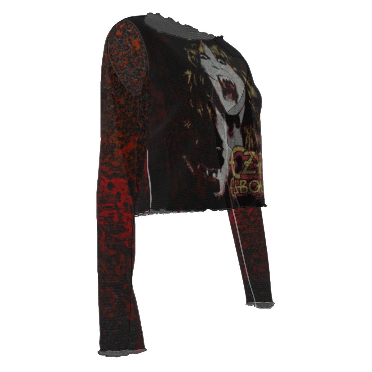 Ozzy Osbourne Vampire Women's Mesh Top T Shirt