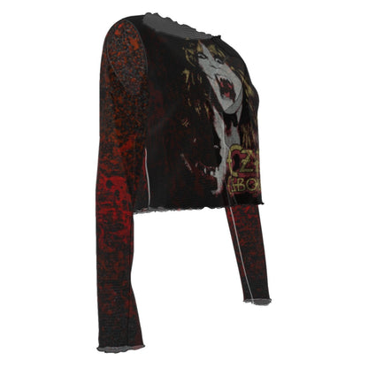 Ozzy Osbourne Vampire Women's Mesh Top T Shirt