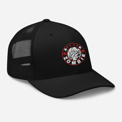 Rob Zombie Circle Logo Embroidered Trucker Hat Black