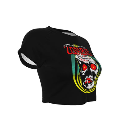 Rob Zombie Clown Skull Women's Crop Top T Shirt