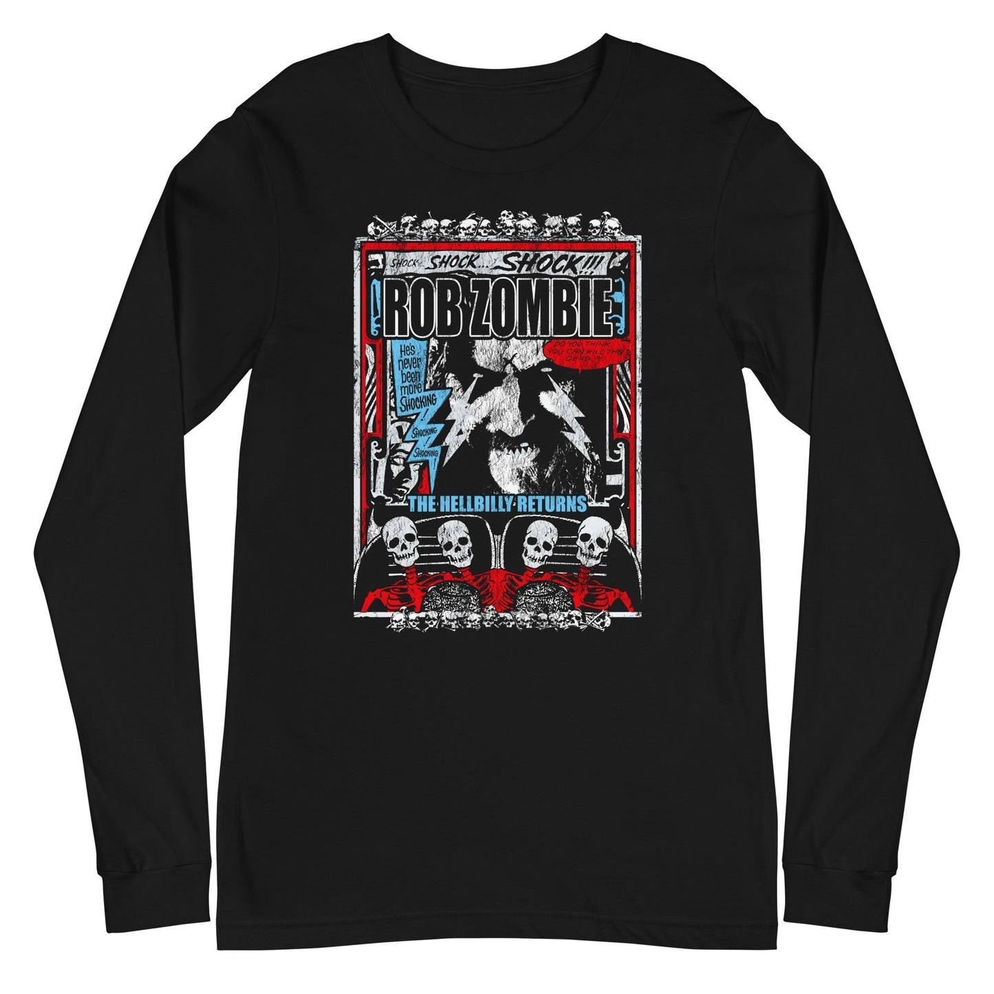 Rob Zombie - Comic Book Long Sleeve Shirt