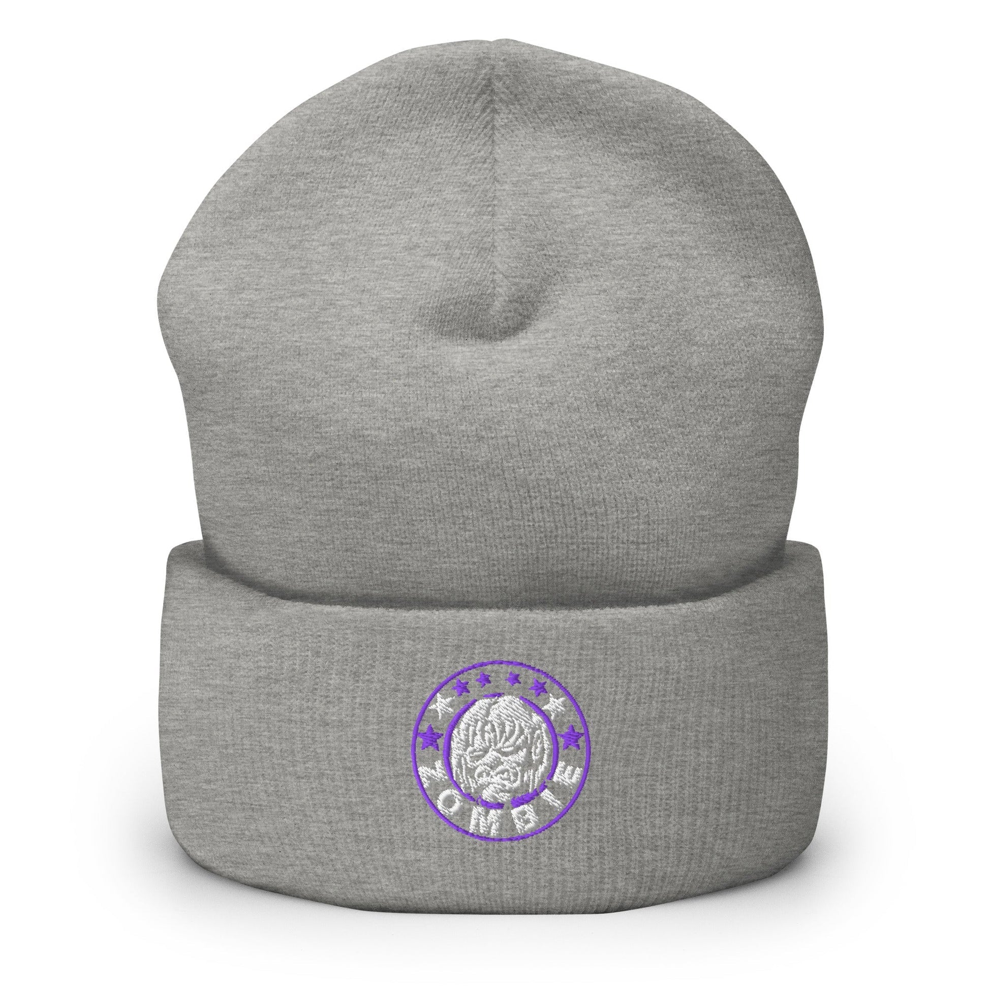 Rob Zombie Embroidered Beanie Hat Grey