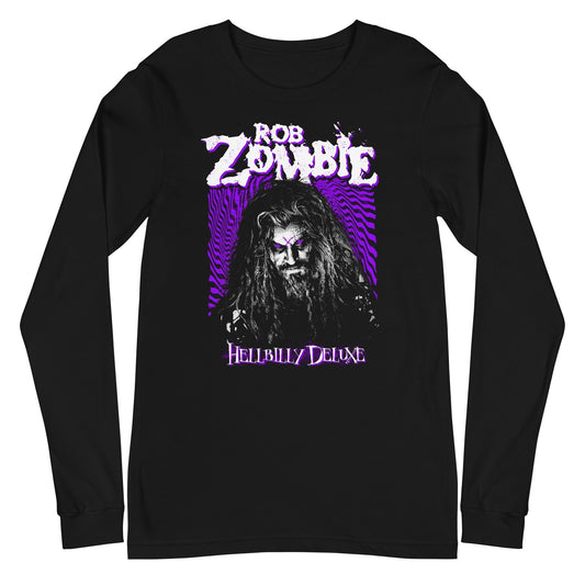 Rob Zombie - Hellbilly Purple Long Sleeve Shirt
