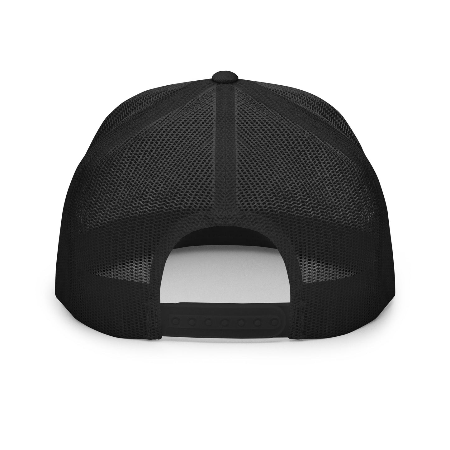 Rob Zombie White Logo Embroidered Trucker Hat Black