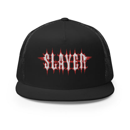 Slayer Electric Logo Embroidered Trucker Hat Black