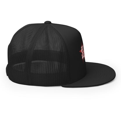Slayer Electric Logo Embroidered Trucker Hat Black