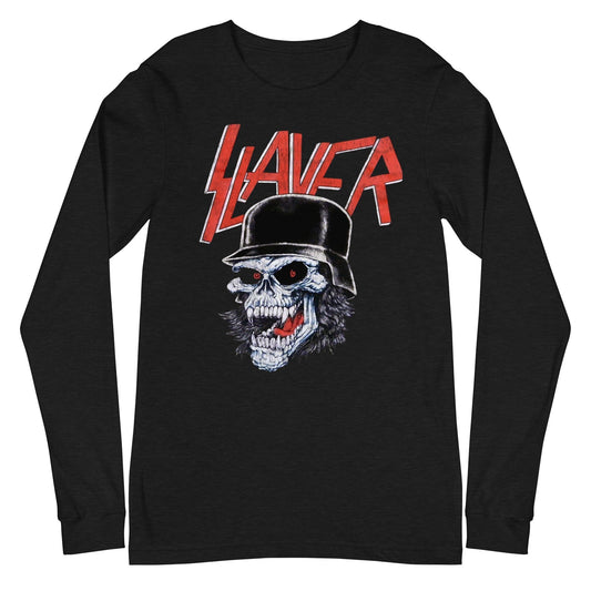 Slayer - Helmet Skull Long Sleeve Shirt