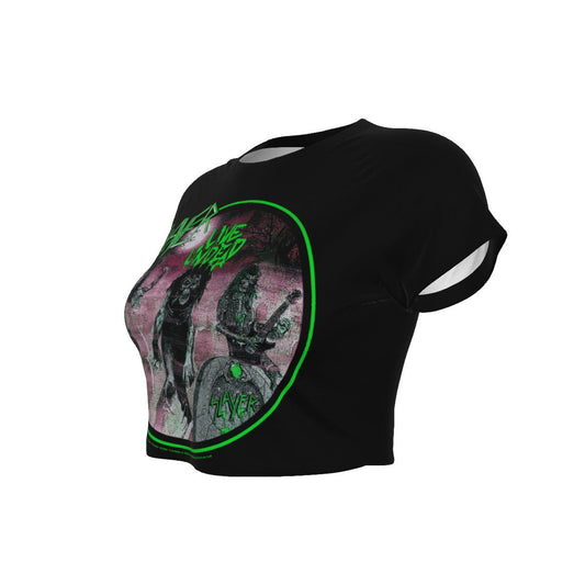 Slayer Live Undead Women's Crop Top T Shirt
