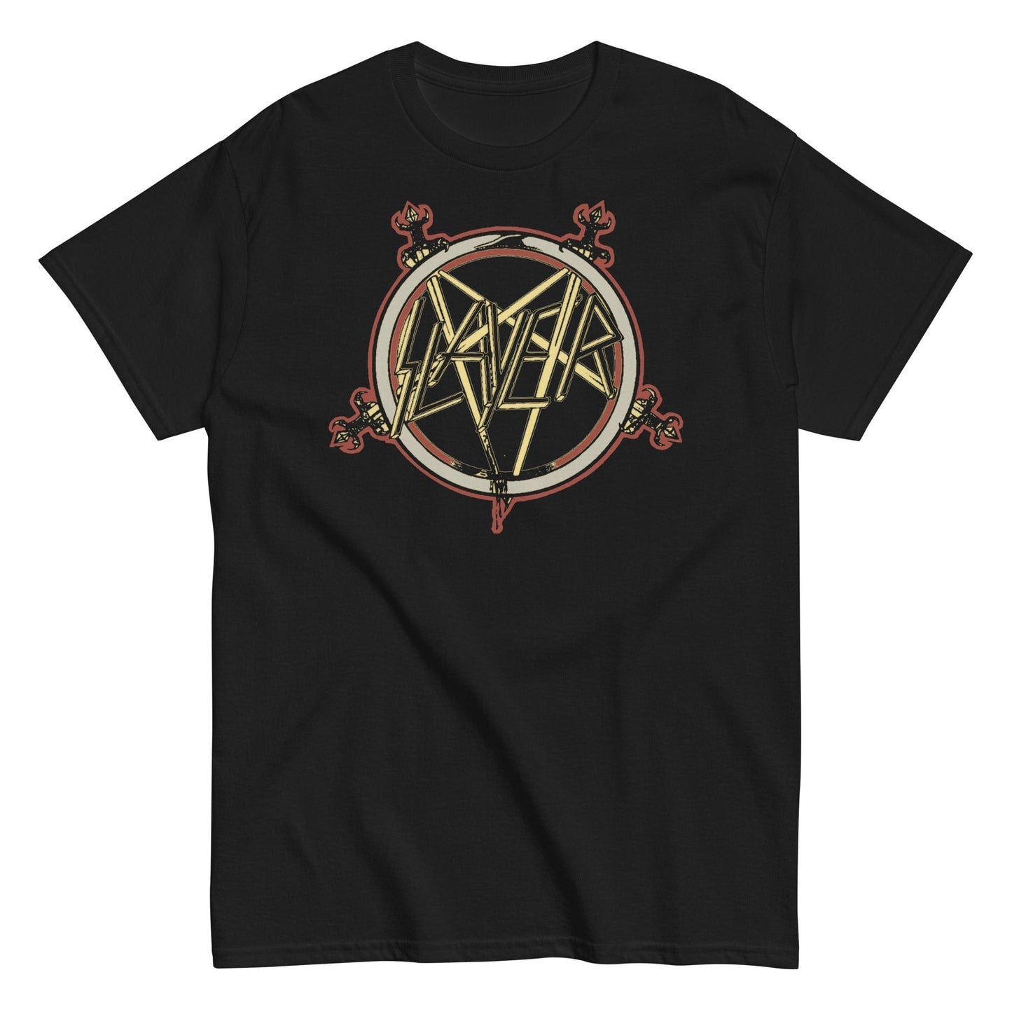 Slayer - Pentagram Logo Mens T Shirt