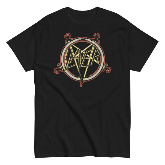 Slayer - Pentagram Logo Mens T Shirt