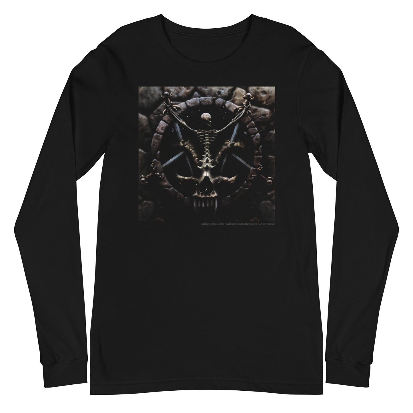 Slayer - Skeleton Pentagram Long Sleeve Shirt