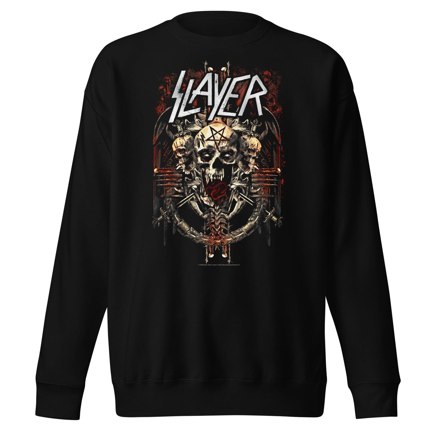 Slayer - Triple Skull Sweatshirt