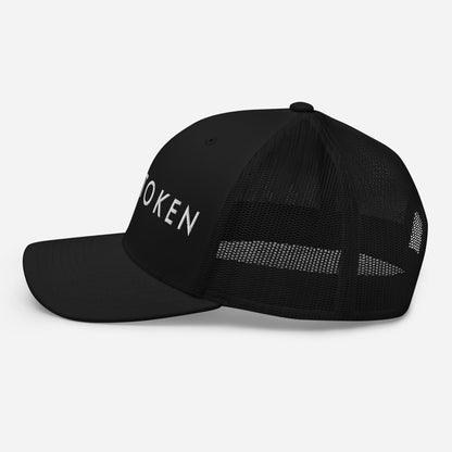 Sleep Token Classic Logo Embroidered Trucker Hat Black