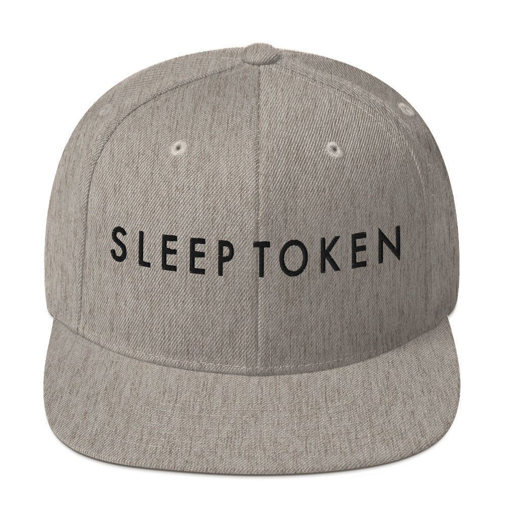 Sleep Token Logo Grey Snapback Hat Grey