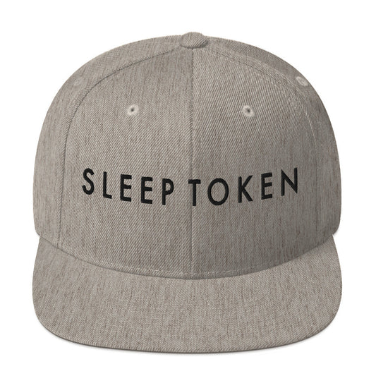 Sleep Token Logo Grey Snapback Hat Grey