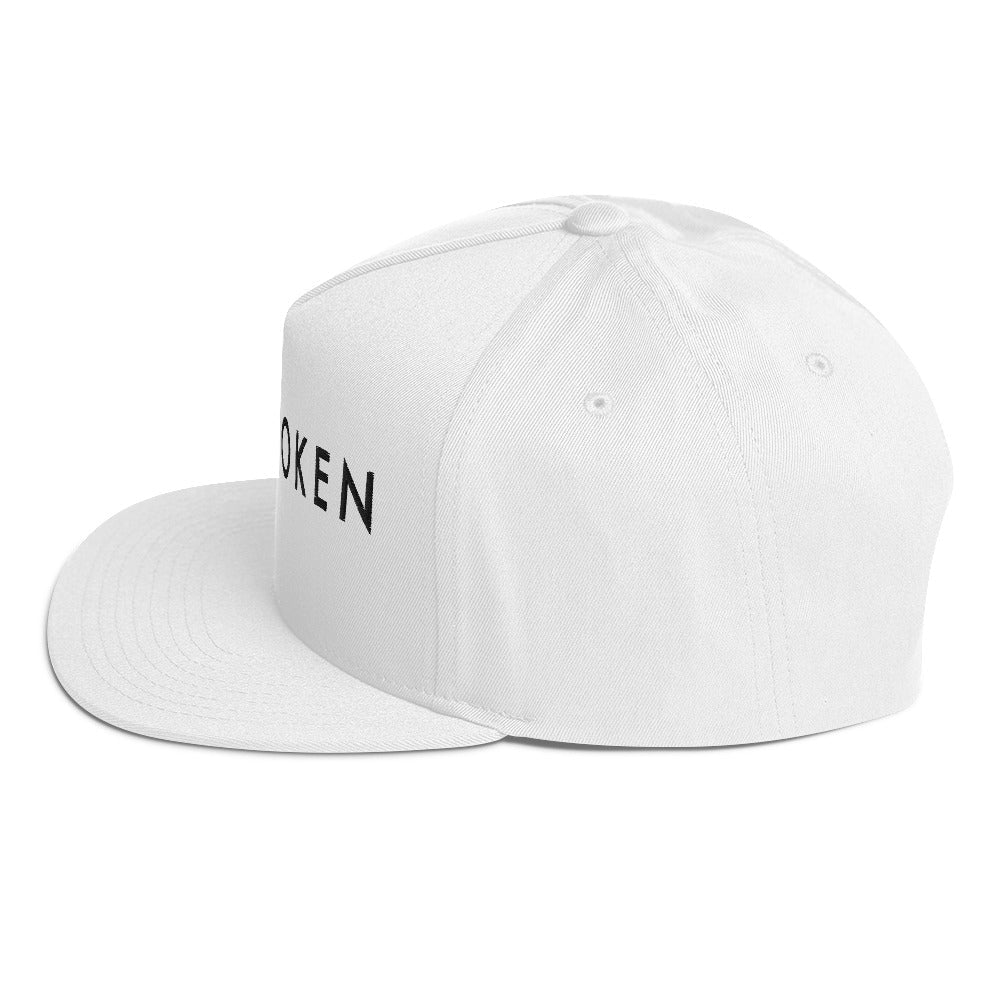 Sleep Token Logo White Snapback Hat White