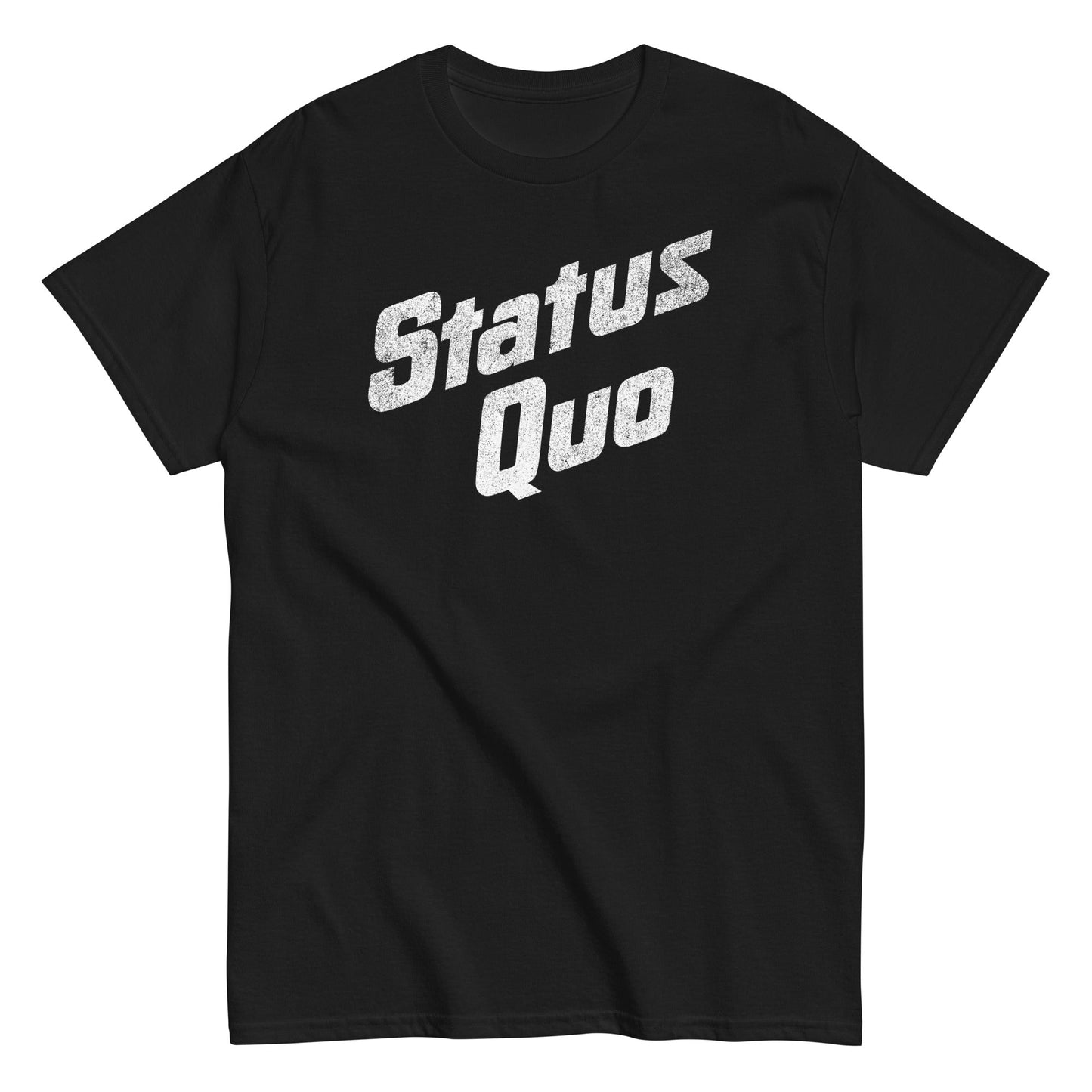 Status Quo - White Logo Mens T Shirt