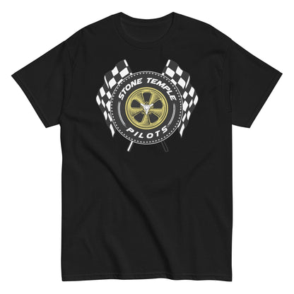 Stone Temple Pilots - Racing Tire Mens T Shirt