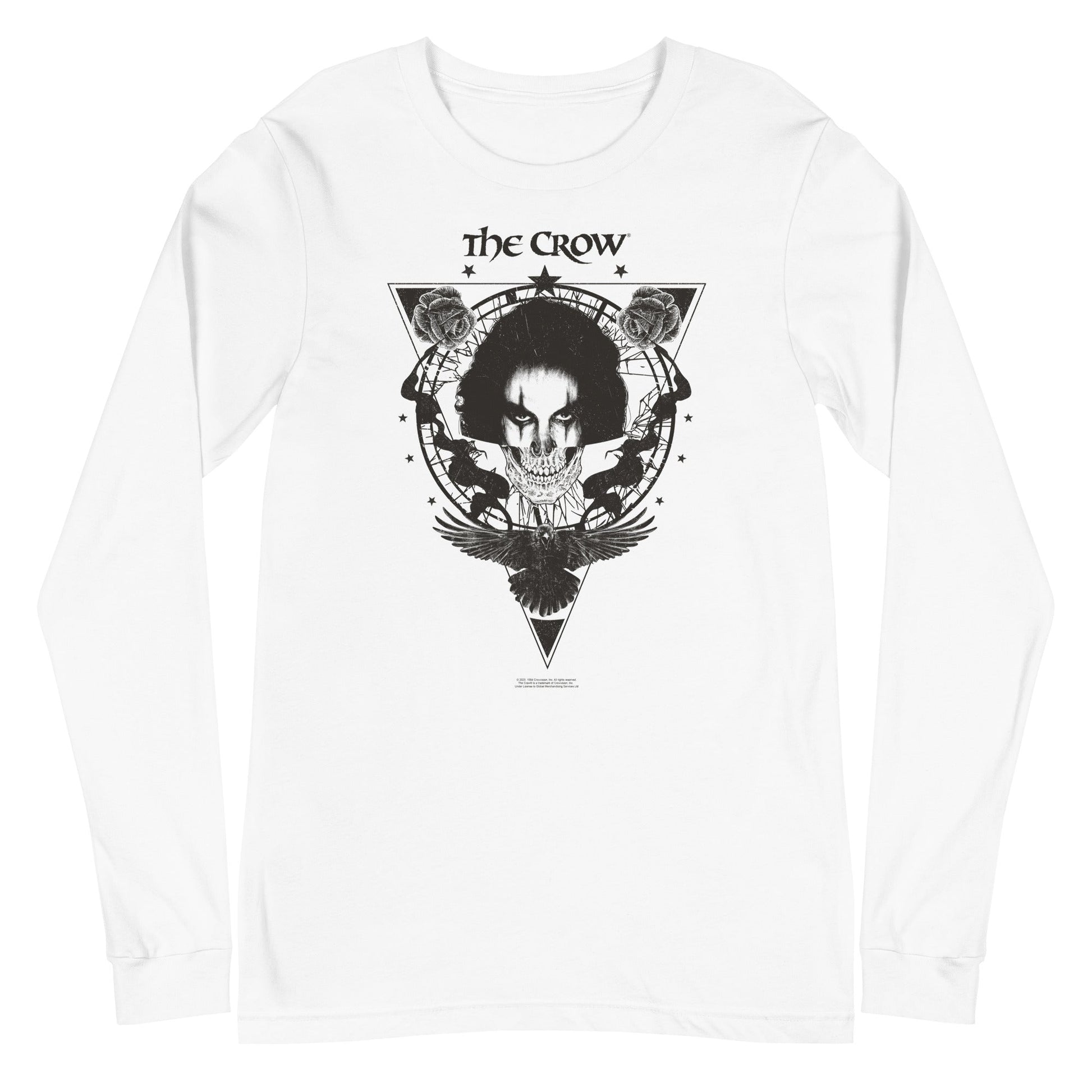 The Crow - Badge Emblem Long Sleeve Shirt