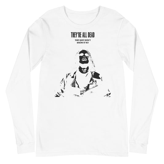 The Crow - Black Outline Long Sleeve Shirt