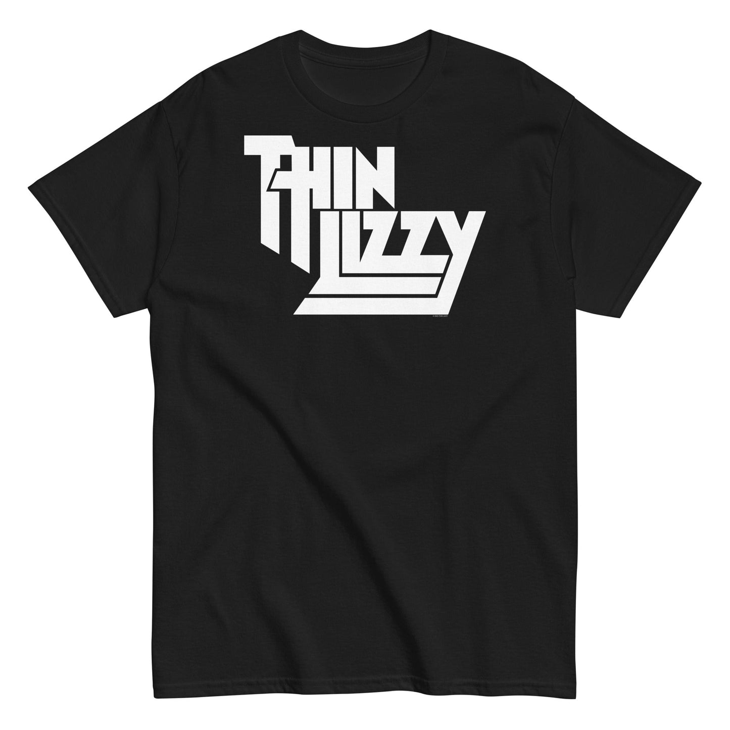 Thin Lizzy - Classic White Logo Mens T Shirt
