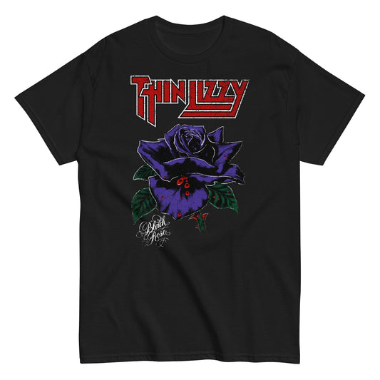 Thin Lizzy - Purple Rose Mens T Shirt