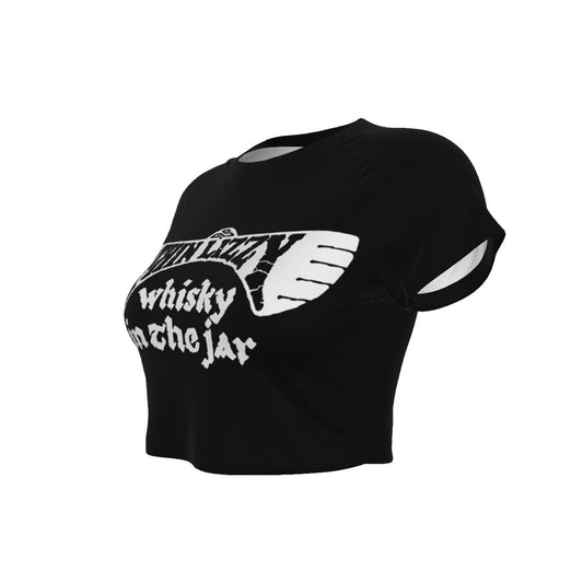 Thin Lizzy Whiskey Women's Crop Top T Shirt