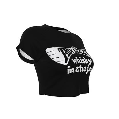 Thin Lizzy Whiskey Women's Crop Top T Shirt