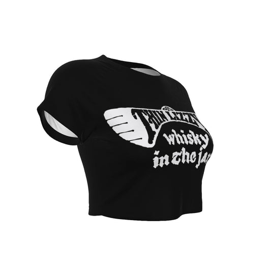 Thin Lizzy Whiskey Women's Crop Top T Shirt