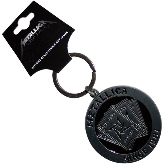 Metallica 30th Anniversary Playing Card Keychain
