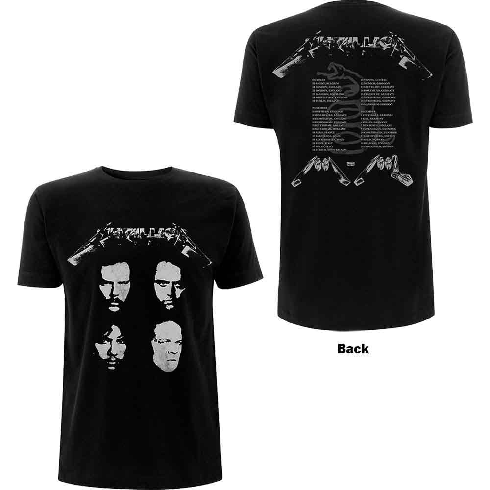Metallica 4 Faces Mens T Shirt