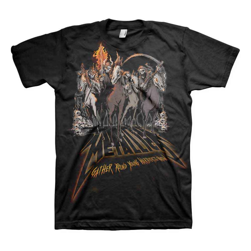 Metallica 40th Anniversary Horsemen Mens T Shirt