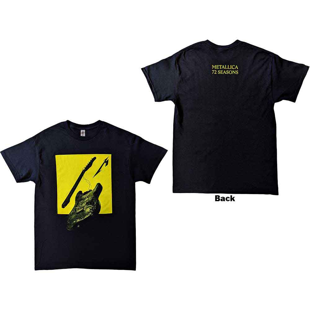 Metallica 72 Seasons Broken/Burnt Guitar Mens T Shirt