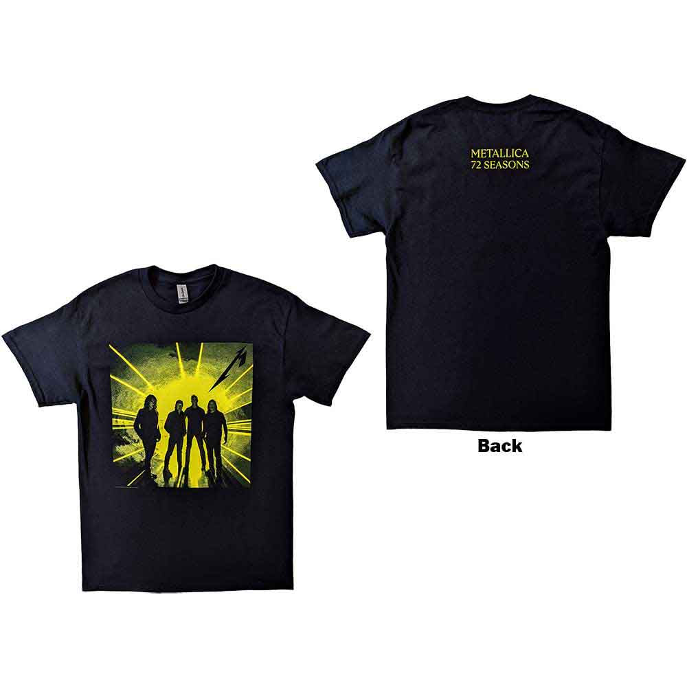Metallica 72 Seasons Burnt Strobe Mens T Shirt