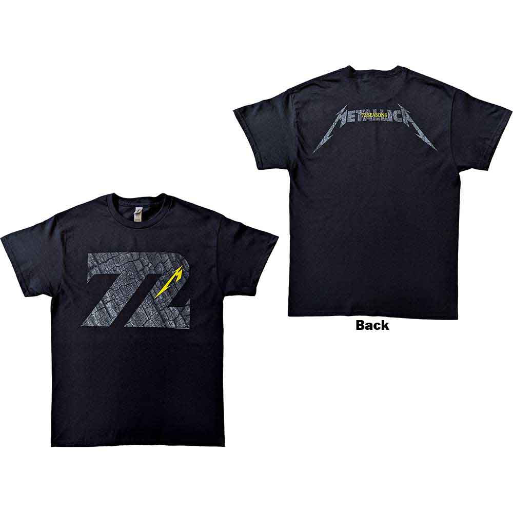Metallica 72 Seasons Charred Logo Mens T Shirt
