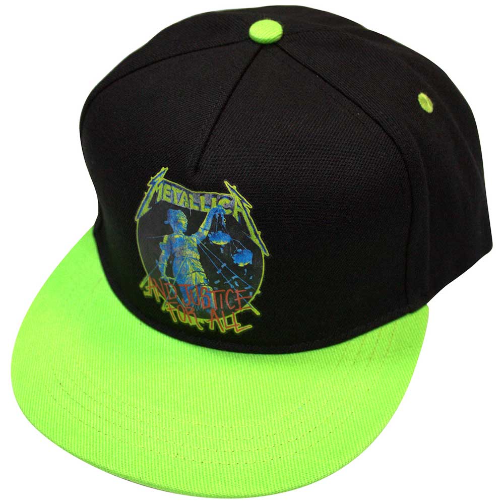 Metallica And Justice For All Hat Black,Green